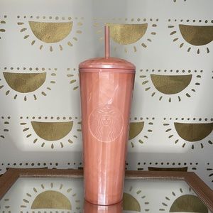 Pearl Pink Starbucks Cup - Venti, Perfect Condition, Like New!